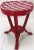 Antique American Steel & Wrougt Iron Folk Art Painted Dairy Farm Milking Stool For Sale - Image 4 of 13