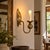 Rustic Vintage Brass Sconce For Sale - Image 3 of 4