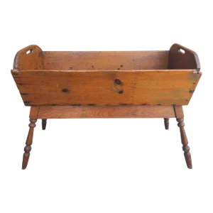 19th Century Pennsylvania Pine Dough Trough / Flower Bed Planter on Stand