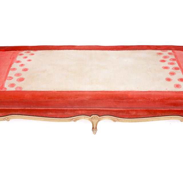 Vintage Daybed in Velour, 1930s For Sale - Image 9 of 16