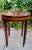 Mid 20th Century Pair of Vintage Round Leather Top Occasional Tables on Casters For Sale In Washington DC - Image 6 of 9