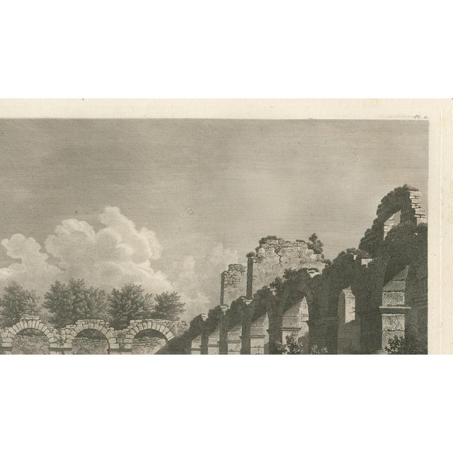 Louis-Pierre Baltard, View of the Ruins of the Hunt Architectural Ruins, 1803, Copperplate Engraving For Sale - Image 6 of 9