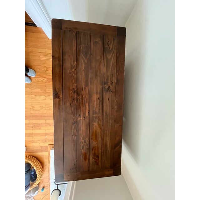 Wood Morris Chocolate Brown Credenza For Sale - Image 7 of 15