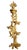 Mid 20th Century Large Vintage Italian Carved Giltwood Rococo 5-Tier Wall Display Shelf, 44" For Sale - Image 5 of 8
