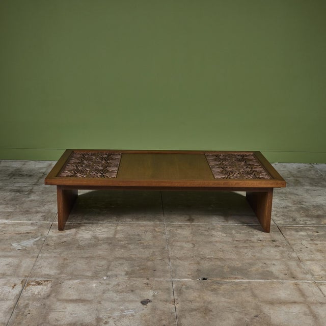 Sherrill Broudy Mahogany Coffee Table for Forms and Surfaces For Sale In Los Angeles - Image 6 of 12