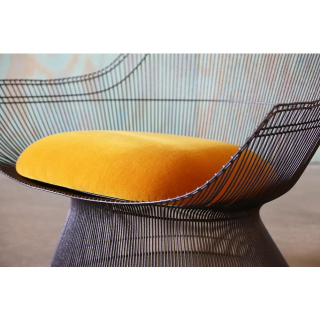 Mid-Century Modern 1960s Warren Platner for Knoll Easy Chairs - A Pair For Sale - Image 3 of 14