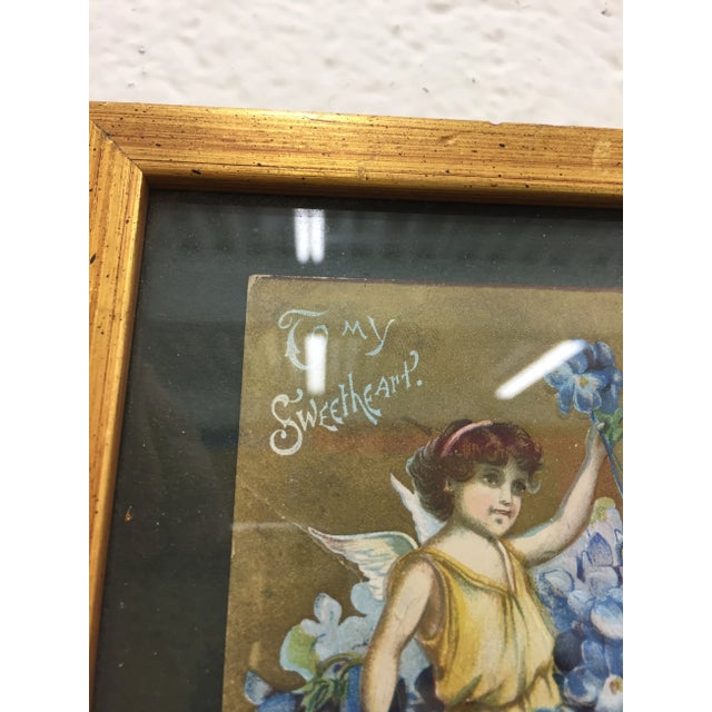 Antique Framed Valentines For Sale In Raleigh - Image 6 of 11