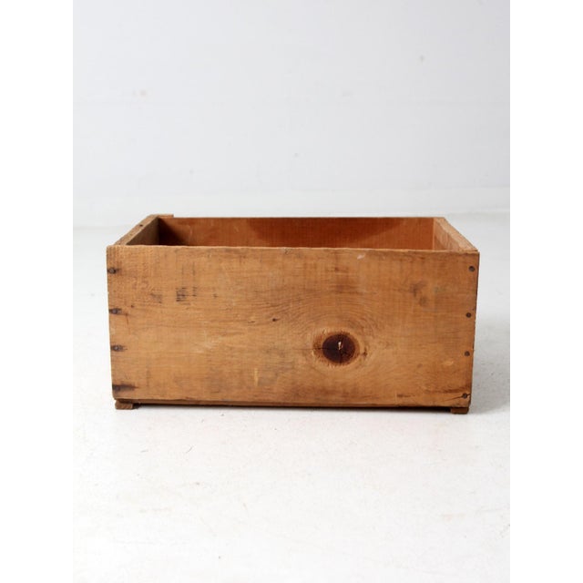 Wood Vintage Placerville Fruit Crate For Sale - Image 7 of 11