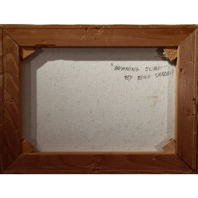 Bill Shaddix Evening Surf C. 1980 Painting For Sale In San Francisco - Image 6 of 6