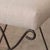 Panoplie Iron Loop Stool, Brown Stripe For Sale - Image 9 of 10
