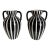 Italian Vases Pair For Sale