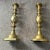 Pair of Mid 19th Century Brass Diamond-Pattern “good Luck” Candlesticks For Sale - Image 4 of 4