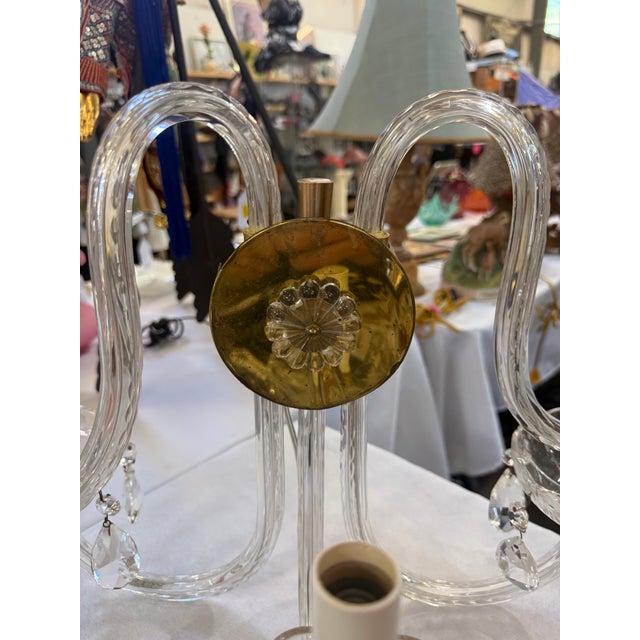 Hollywood Regency Crystal Wall Sconce 18x13 1930s For Sale In Atlanta - Image 6 of 12