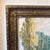 A charming original French watercolor depicting a peaceful countryside landscape with tall poplar trees and lush greenery....