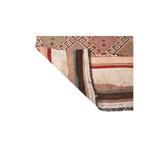 Turkish Vintage Decorative Kilim Rug - 2`7″ X 4`11″ For Sale - Image 4 of 6