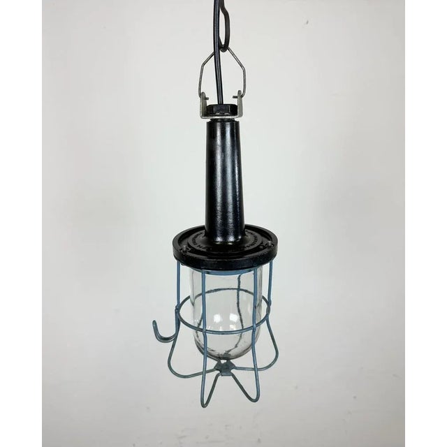 Black Vintage Industrial Bakelite Hanging Work Light, 1960s For Sale - Image 8 of 12