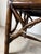 Vintage McGuire Style Bamboo & Leather Binding Upholstered Bench For Sale - Image 15 of 18