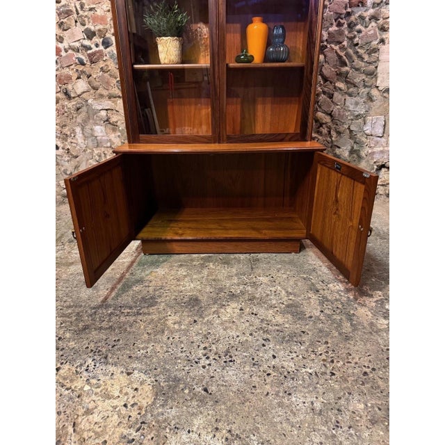 Mid-Century Teak & Glazed Bookcase from Turnidge, 1960s For Sale - Image 10 of 18