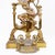 Antique Gilt-Bronze Andirons Depicting Rampant Lions, Set of 2 For Sale - Image 6 of 17