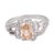 Art Deco 1920s Art Deco Gia 0.80 Carat Old Mine Cut Diamond Platinum Engagement Ring, Size 6 For Sale - Image 3 of 8