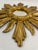 Gold 1950s French Petite 11" Giltwood Sunburst Wall Mirror For Sale - Image 8 of 18