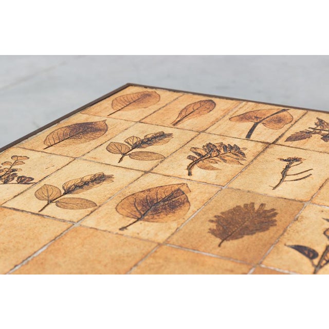 1970s Garrigue Series Tile Coffee Table by Roger Capron For Sale - Image 5 of 8