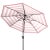 Contemporary Outdoor UV Resistant Iris Fashion Line 9ft Auto Tilt Umbrella - Red Stripe For Sale - Image 3 of 5