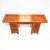 1930s Art Deco Figured Walnut Leather Top Desk, 1930 For Sale - Image 5 of 11