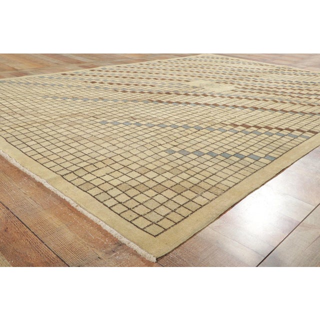 Textile Rustic Vintage Turkish Sivas Rug - 06'11 X 10'03 For Sale - Image 7 of 10