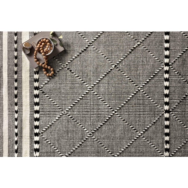 2020s Sample - Loloi II Sawyer Rug, Black - 18" x 18" For Sale - Image 5 of 5