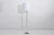 Karl Springer lucite floor lamp, circa 1970. Chrome base.