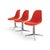 Mid-Century Modern Fiberglass La Fonda Chairs by Charles Eames for Herman Miller, Set of 3 For Sale - Image 3 of 13