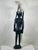 This striking mid-century modern East African warrior sculpture stands an impressive 18.5 inches tall. Masterfully hand-...