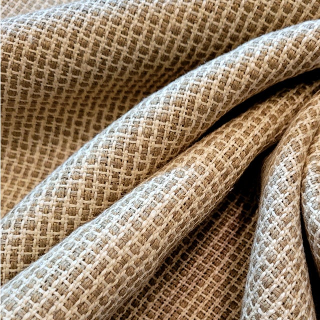 Rose Tarlow Rope Basketweave Flax/Cotton Blend Fabric- 5.75 Yards ...