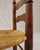 1940s French Oak and Rush Dining Chairs attributed to Charles Dudouyt, 1940s, Set of 4 For Sale - Image 5 of 10