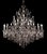 Gold Maria Theresa 30 Lights Chandelier in Colored Artisan Crystal by Aggiolight For Sale - Image 8 of 10