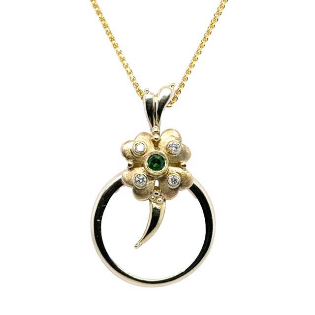 Contemporary Keith Davis Pendant Ring, Size 7.5 For Sale - Image 3 of 4