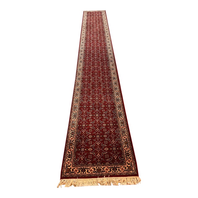 2ft 6in × 19ft 10in Traditional Floral Runner Rug For Sale
