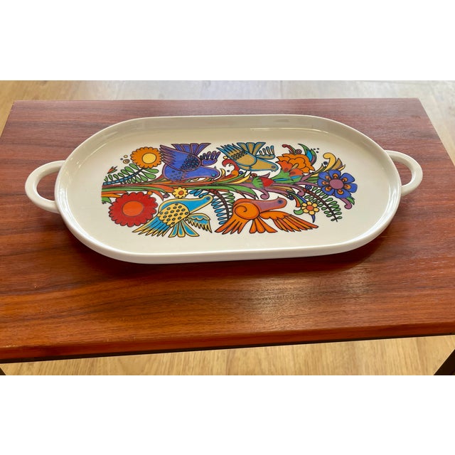 Small Oval Acapulco First Edition Tray from Villeroy & Boch, 1967 For Sale - Image 4 of 5