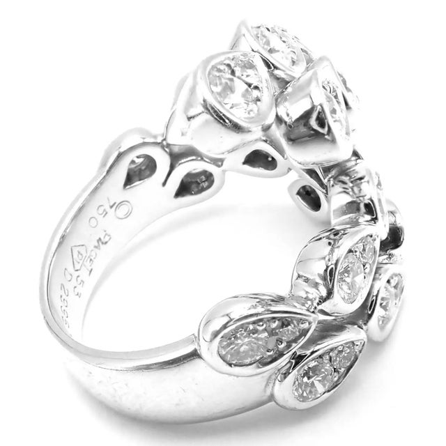 Piaget Piaget Magic Reflection Diamond Flexible White Gold Ring, Size 6.25 For Sale - Image 4 of 9