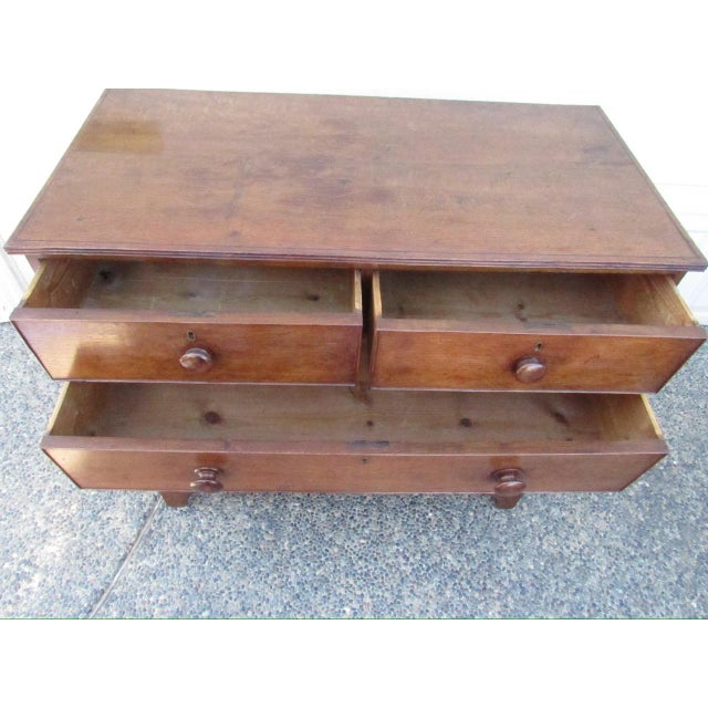 Antique English Oak Chest of Drawers For Sale - Image 15 of 18