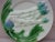 French Majolica Asparagus Plate Salins circa 1890.
