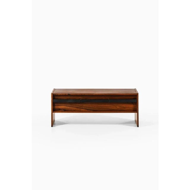 Rare Side Table / Bureau by Unknown Designer. Produced by Glas & Wood Hovmantorp in Sweden. This piece is attributed to...