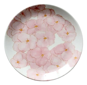 Mid-Century Italian Ernestine Salerno Floral Plate