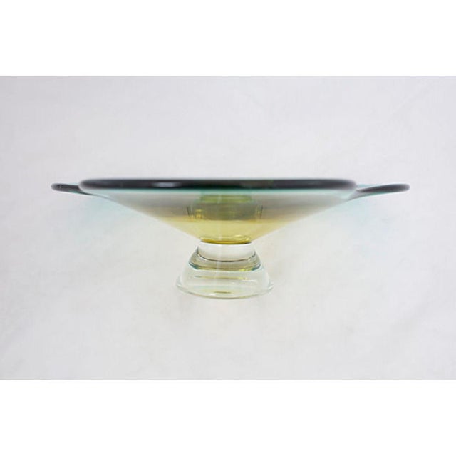 Mid-Century Art Glass Pedestal For Sale In Los Angeles - Image 6 of 7