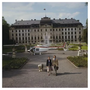 Slim Aarons, Von Furstenburgs, Estate Stamped Photographic Print, 1977 / 2020s