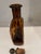 1960s Mid Century Modern Faux Tortoiseshell Hand-Blown Glass Decanter Attributed to Christian Dior Home Collection For Sale In Philadelphia - Image 6 of 7