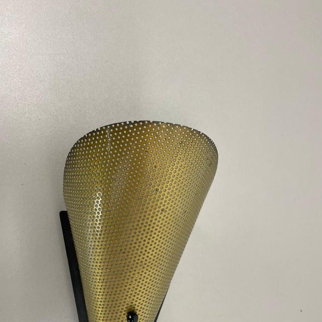 1950s Hole Pattern Theatre Wall Light in the style of Mategot, France, 1950s For Sale - Image 5 of 14