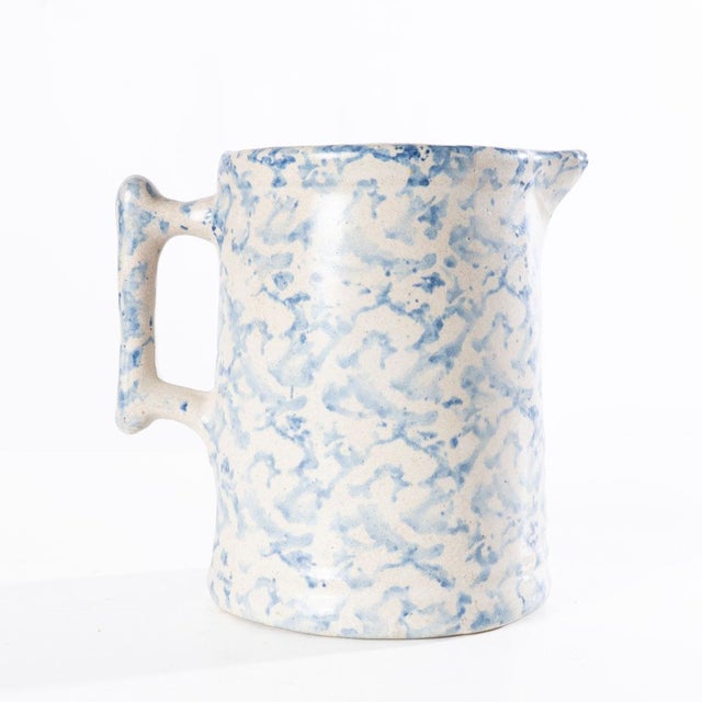Mid 20th Century Spongeware Pitcher For Sale - Image 4 of 7