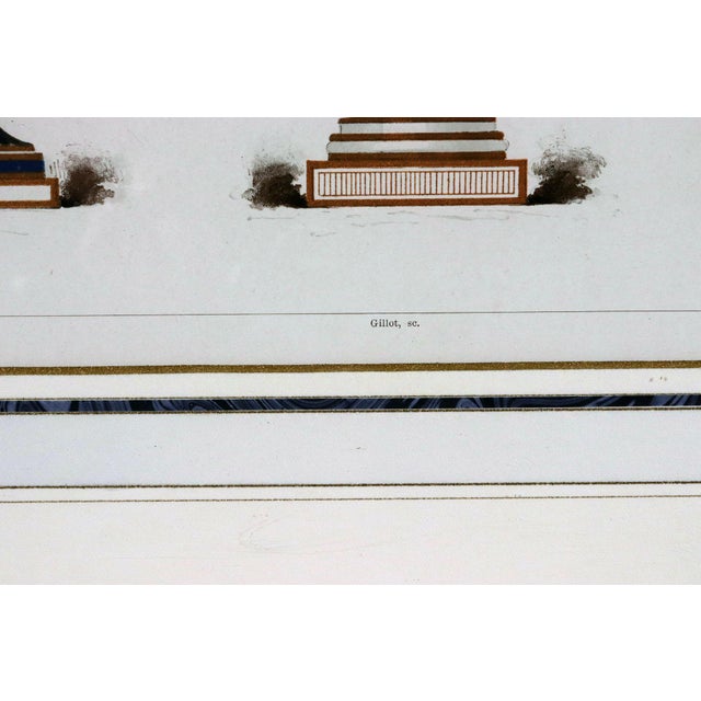 Édouard Garnier Lithograph of Sèvres Porcelain Vase Garniture Circa 1892 For Sale - Image 4 of 8